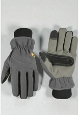 Wells Lamont Men's Outdoor Winter Work Gloves Black/Gray L 1 pair