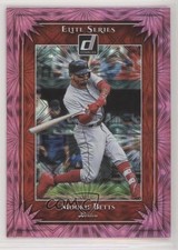 2019 Panini Donruss Elite Series Pink Firework Mookie Betts #ES7 a2v
