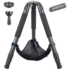ARTCISE AS88C Carbon Fiber Tripod With 75mm Bowl and Adapter - Heavy Duty Cam...