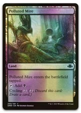 Polluted Mire #253 (Foil) (NM) Dominaria Remastered DMR Magic MTG