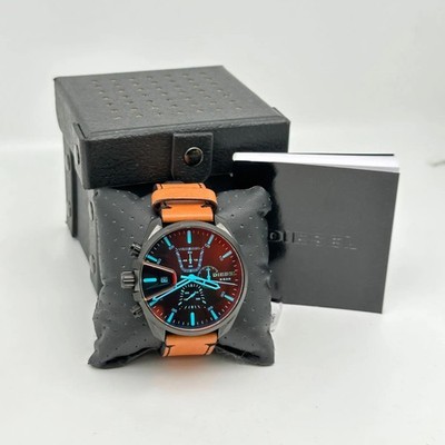 Diesel MS9 Chrono 47mm PVD Steel Black Dial Quartz Men Watch