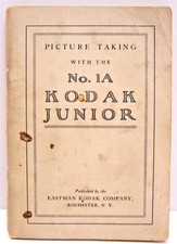 1914 No. 1A Kodak Junior Instruction Guide Book 80 Pages RARE