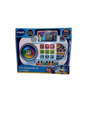 VTech Kidi Superstar Jr. DJ Mixer Musical Toy for Kids Ages 3 6 Lights, Sounds