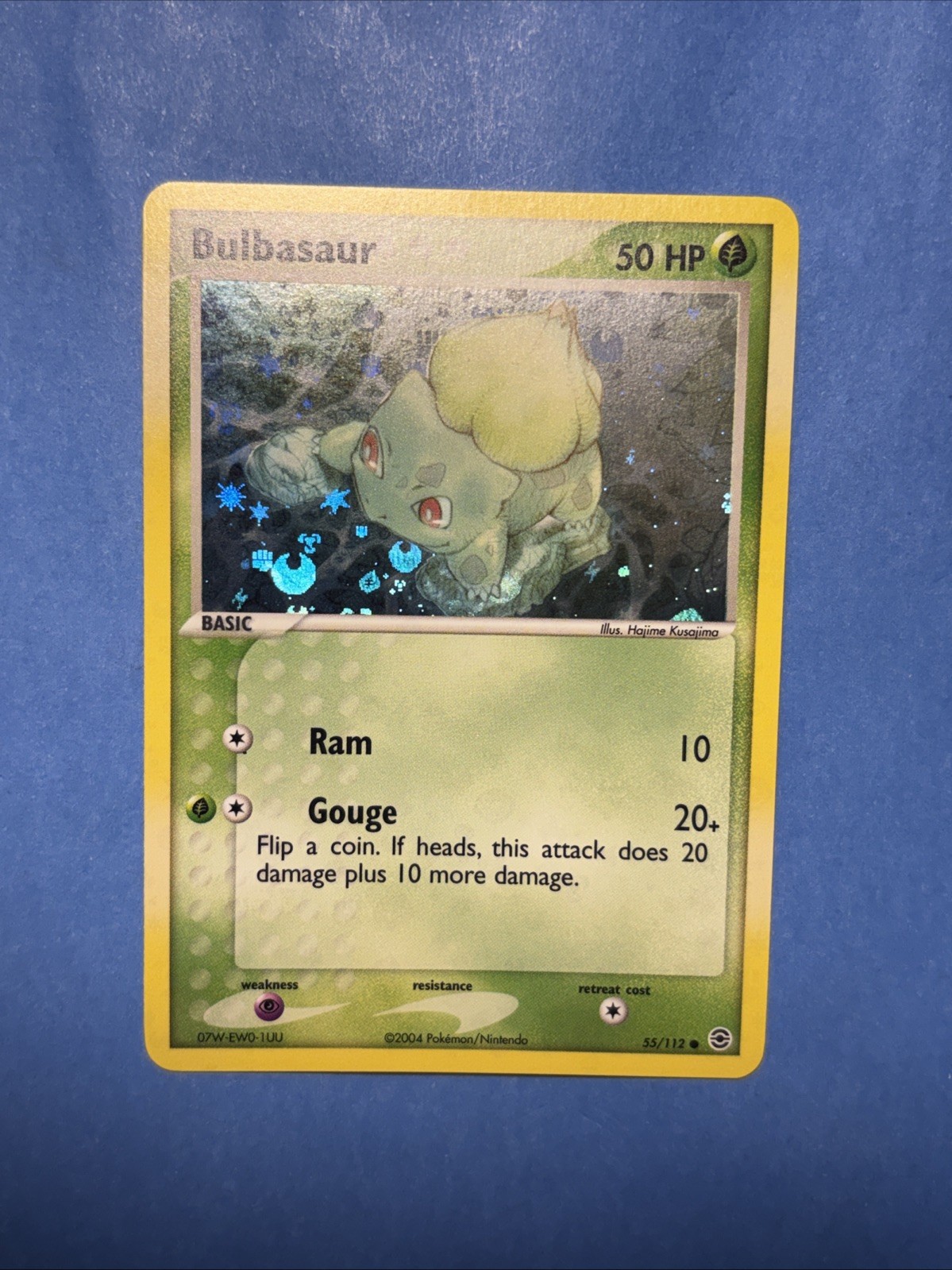 Pokémon TCG— Bulbasaur 55/112 FireRed & LeafGreen Reverse Holo Mint