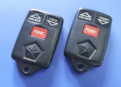 2x OEM TRW DODGE CHRYSLER REMOTE TRANSMITTER GQ43VT7T 56021903AA