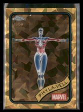 2025 Topps Chrome Sapphire Edition Marvel #78 Phyla-Vell Gold Sapphire #/50