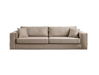 Design MöBel Modern Sofa 3 Sitzer Wohnzimmer Luxus Beige 235Cm Sofas