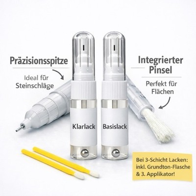 Lackstift-Set für BMW C6L / WC6L Icy Sunshine Blue Pearl mit Pinsel / Spitze