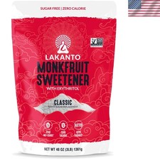 Monk Fruit Sweetener with Erythritol, 3 lb Zero Calorie Sugar Substitute