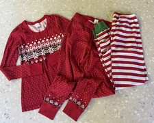 Hanna Andersson Women  s Long John Pajama Set Size Small - Fair isle