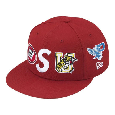 Supreme Mascots S Logo New Era 59Fifty Fitted Cap (Red) | eBay