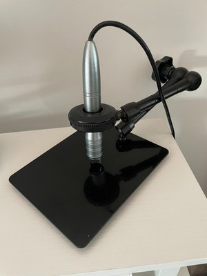 Supereyes 500x Vergrößerung Digital USB Mikroskop, Gelenkstativ & Licht