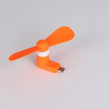 Usb C Mini Cell Phone Fan 1 Pack Type C Small Fan For Phone Personal Portable Fa