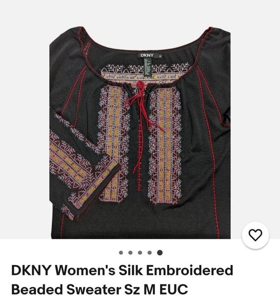 Women DKNY Shirt Black Silk S