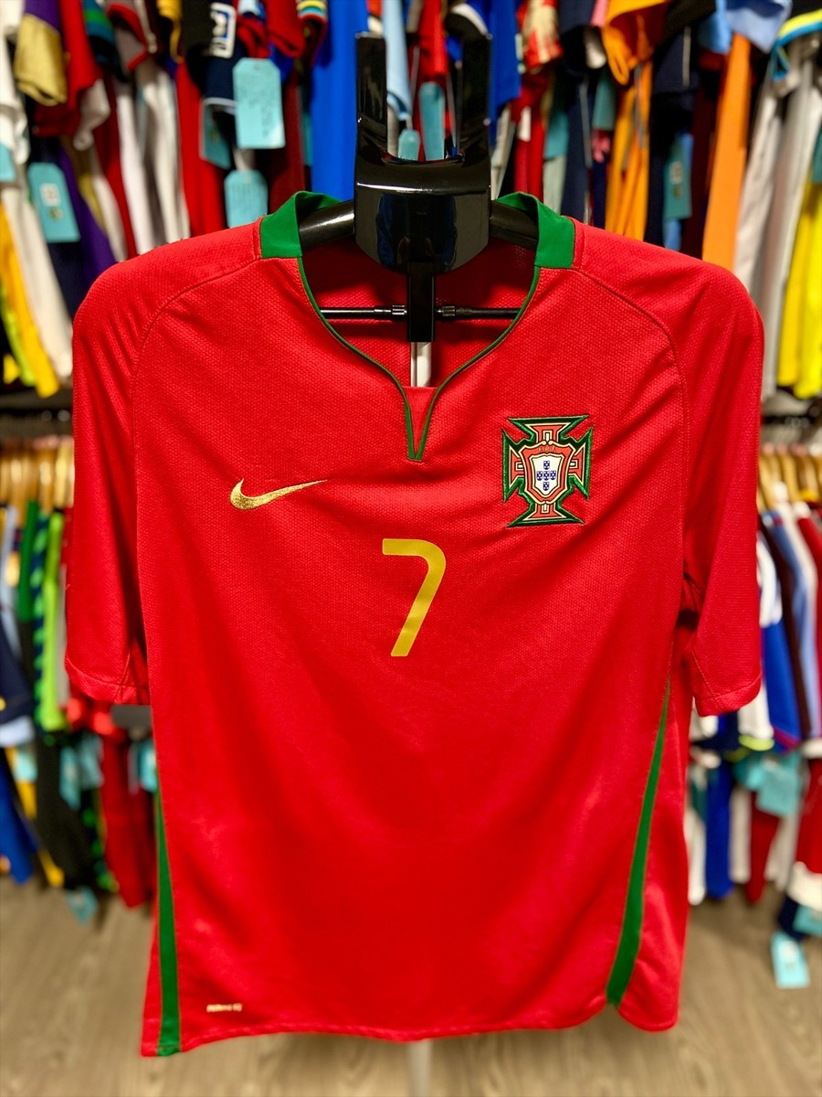 AUTHENTIC Nike Portugal 2008 Cristiano Ronaldo #7 Home Jersey