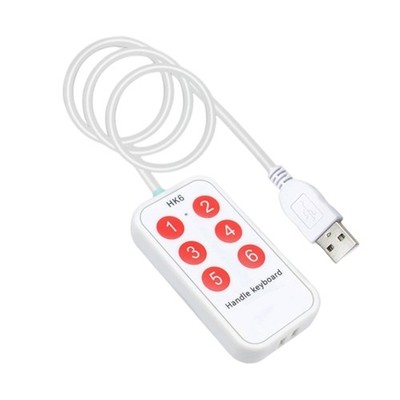 Programmable Keypad Shortcut Key Macro Keypad 6 Key Function Convenient