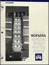 1992-1993 Hyundai Sonata Electrical Troubleshooting Manual Wiring Diagram
