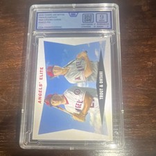 Topps 2020 Archives Angels Elite Combo Card Trout Ohtani #60CC-TO MLB Baseball