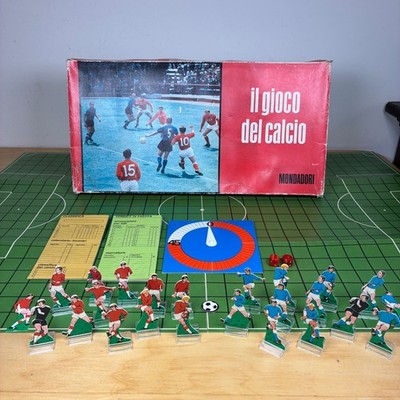 DAS FUSSBALLSPIEL Mondadori 1966 Brettspiel VINTAGE KOMPLETT Football