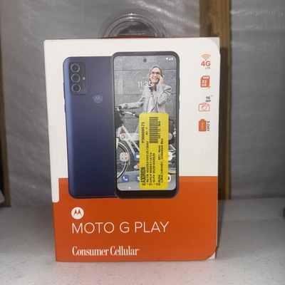 #ad Consumer Cellular Motorola Moto G Play 32GB New Sealed $49.99