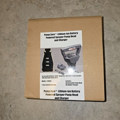 #ad Field King Scotts Pump Zero Sprayer Power Head amp; Charger NEW $89.11