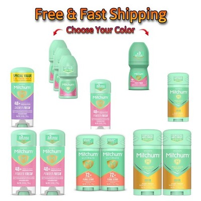 Mitchum Women Triple Odor Defense Antiperspirant Deodorant Gel(Select Scent&Size
