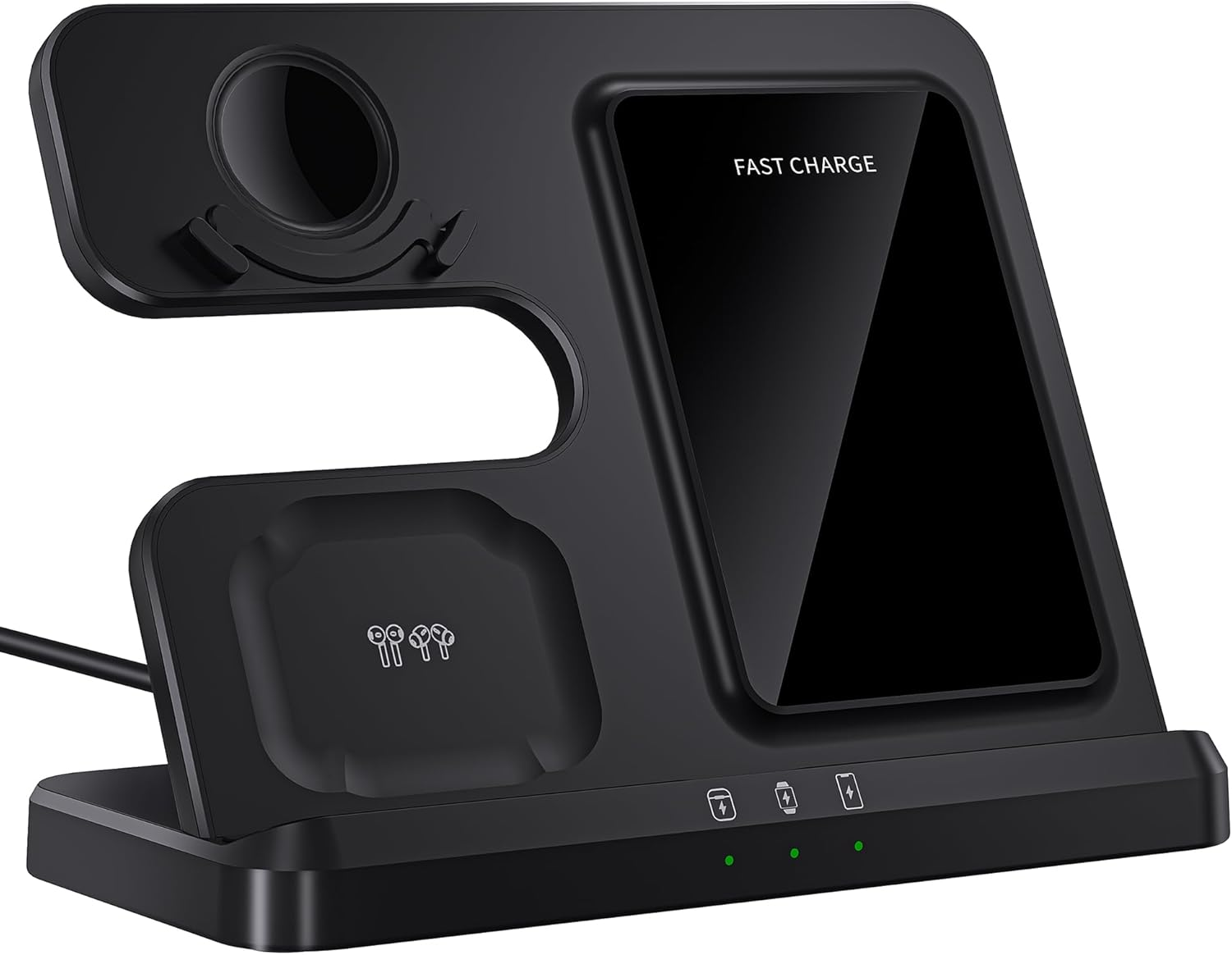 3-in-1 Wireless Charging Station for Samsung Phones & Watches-image