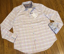 ROBERT GRAHAM MENS AUTHENTIC NEW ORIGINAL DRESS SHIRT Size XL EXTRA LARGE , NWT