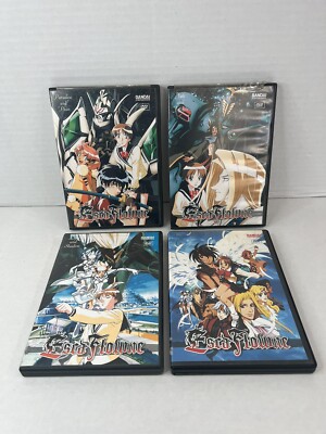 Esca Flowne Bandai DVDs Lot Of 4 - (Volumes 5,6,7 & 8)