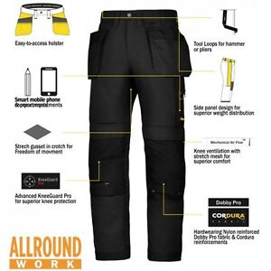 Snickers Trousers Size Chart