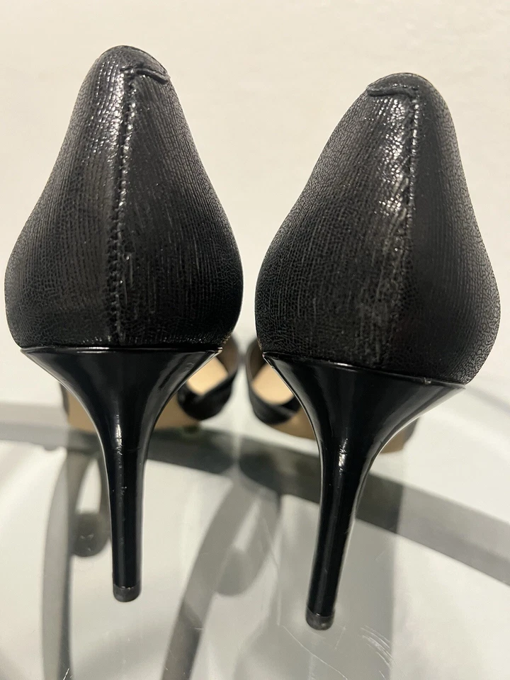 White House Black Market Shoes Black Stiletto Heels Size 10 - Image 4 of 4