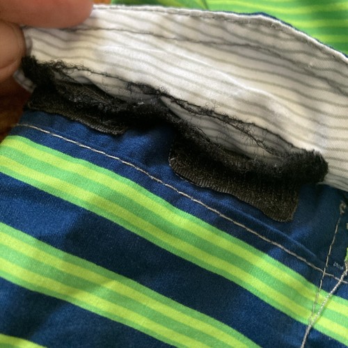 Billabong Striped Front Tie Boys Board Shorts Swim Trunks *Read Description* - Picture 5 of 17