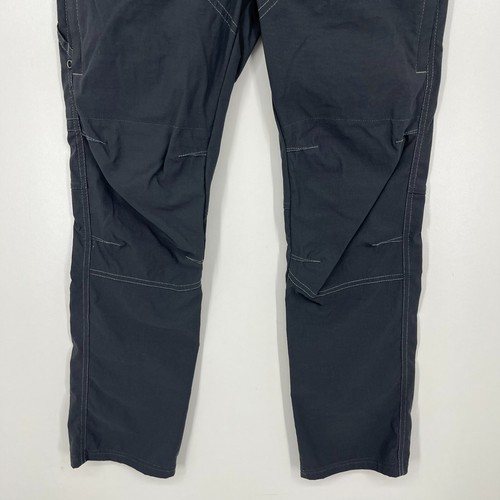 Kuhl Renegade Hiking Pants Boys Size M 10-12 Black Outdoors Pockets - Picture 3 of 13