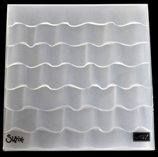 Stampin' Up RUFFLED Dynamic 6x6 3D Embossing Folder OCEAN WAVES Wavy Ripples