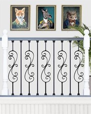 Deluxe Pair "Langford" and "Enfield" Stair Spindles - With or Without Brackets