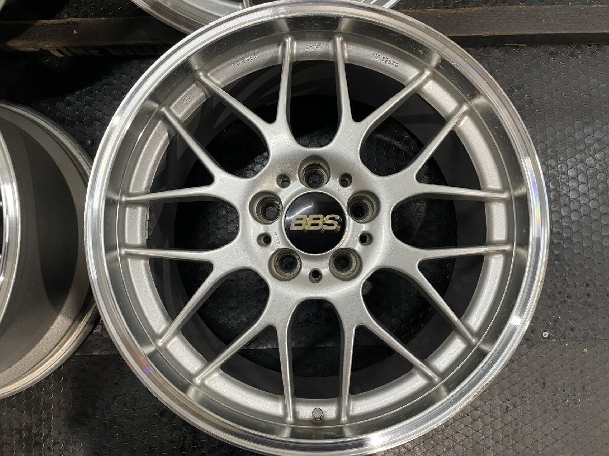 BBS 18インチ　RG703H 704H 8J 9J 鍛造 軽量 BBS RG-R RG703 RG704 中古ホイール 4本 8/9J 18