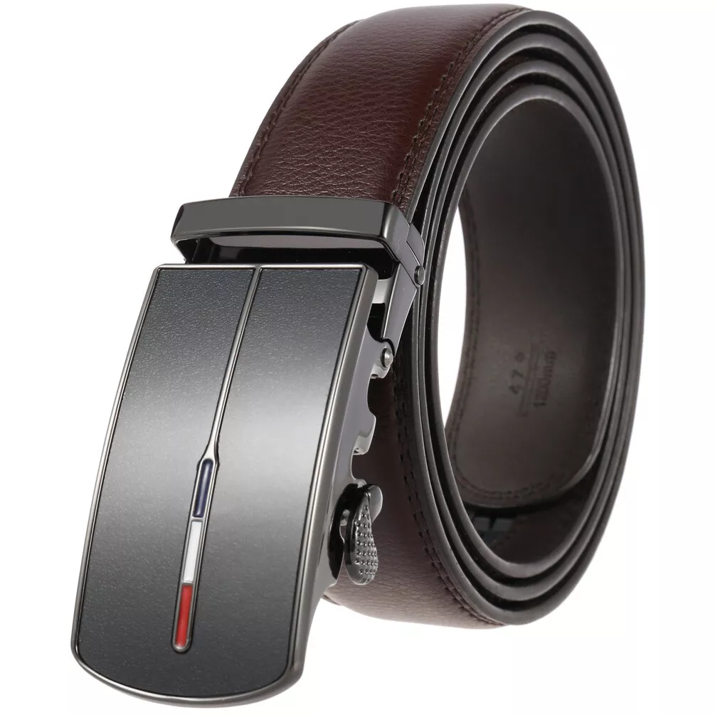 Mens leather sale belts for suits