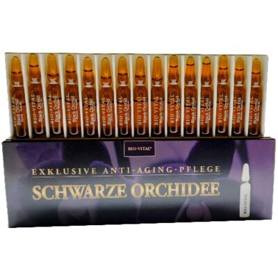 Bio-Vital Schwarze Orchidee + Hyaluron Säure Serum Anti-Aging Ampullen 15x2ml