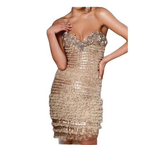 TERANI COUTURE METALLIC GOLD BANDAGE DRESS BODYCON PARTY COCKTAIL EVENING SZ 6 | eBay TERANI COUTURE METALLIC GOLD BANDAGE DRESS BODYCON PARTY COCKTAIL EVENING SZ 6 | eBay