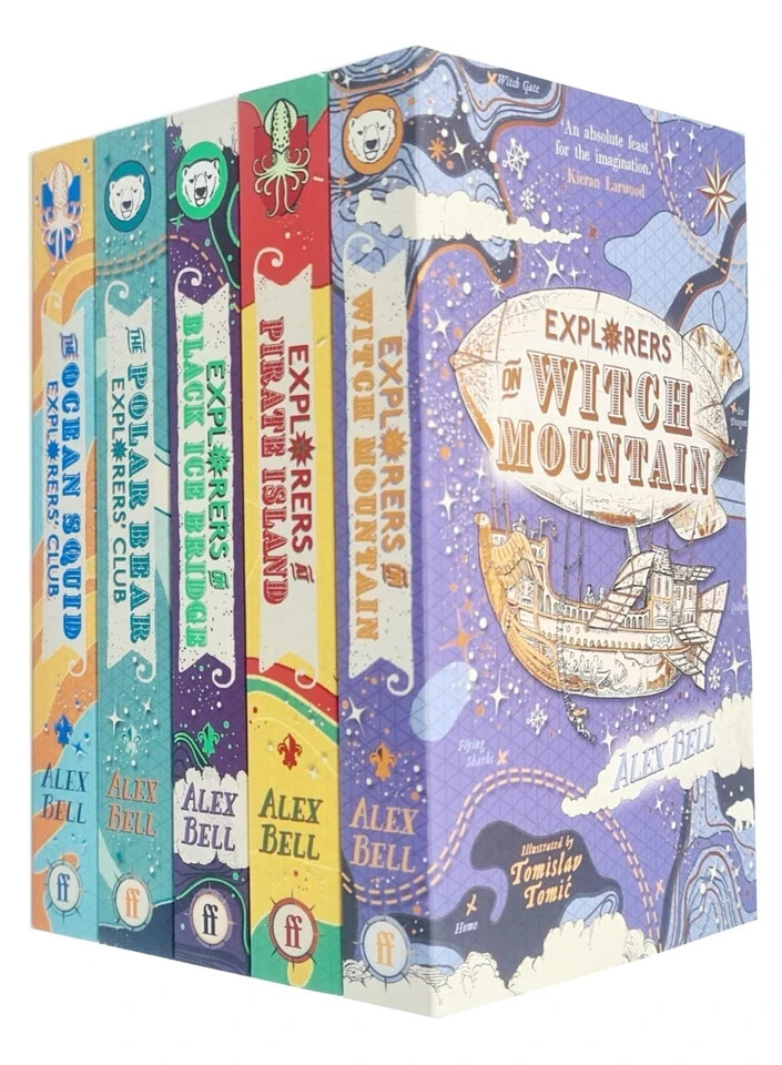 Alex Bell Polar Bear Explorers Club 5 Books Collection Set Pirate Island NEW