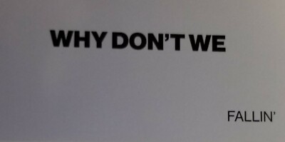 WHY DON'T WE FALLIN' Single . Autographed CD by Daniel Seavey