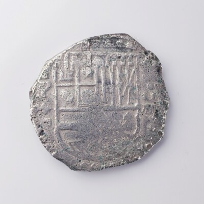 Atocha 8 Reales Grade 1 Silver Coin Philip III Spanish Shipwreck