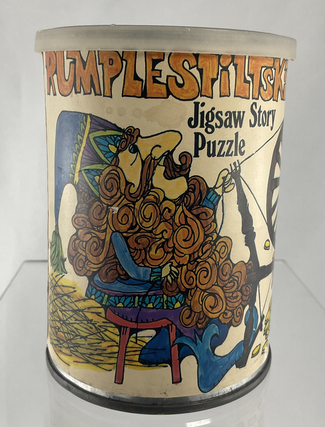 VTG Rumpelstiltskin 1969 Jigsaw Story Puzzle in Tin Can American Publishing Corp eBay