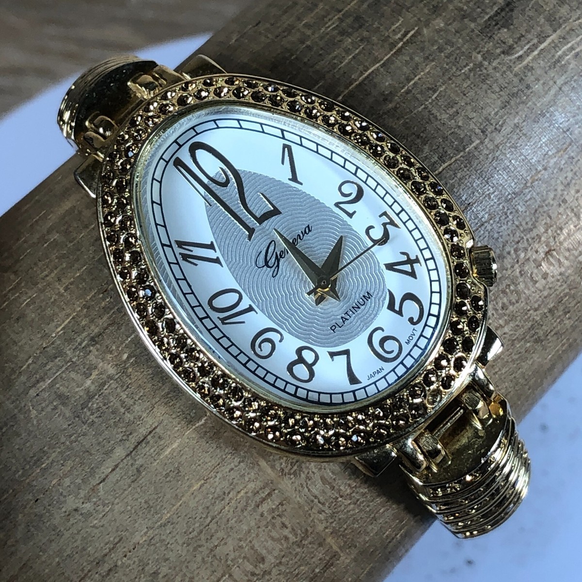 Dial Geneva Platinum Watch Review Geneva Women Platinum White Dial