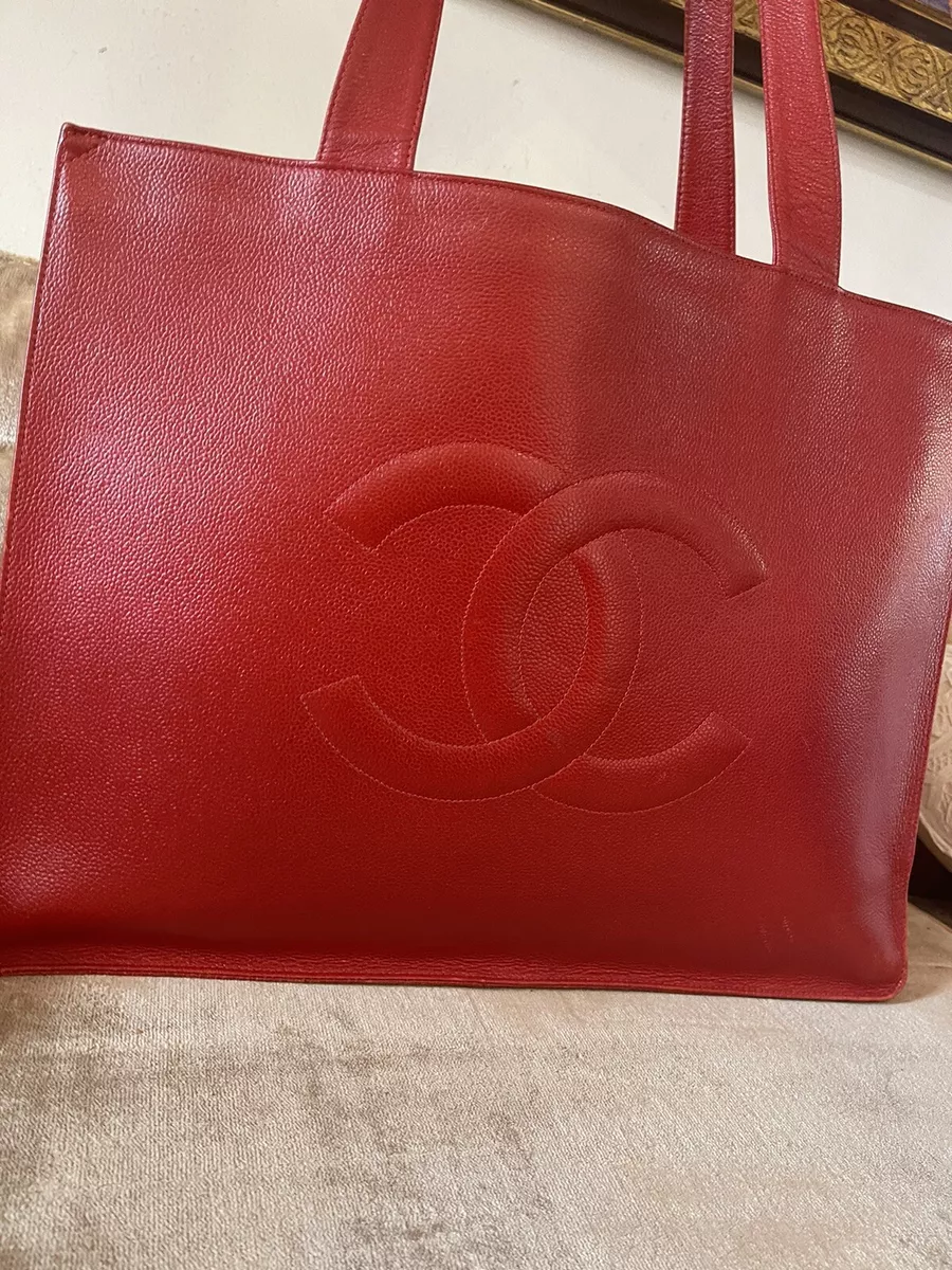 chanel vintage xl tote bag