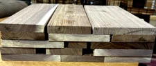 BOX LOT OF VARIOUS SIZED BEAUTIFUL WALNUT LUMBER BLANKS 16" LENGTHS X 3/4" THICK