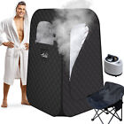 New ListingPortable Full Size 1000W 2.6L Personal Steam Sauna Heated Home Spa Detox Therapy