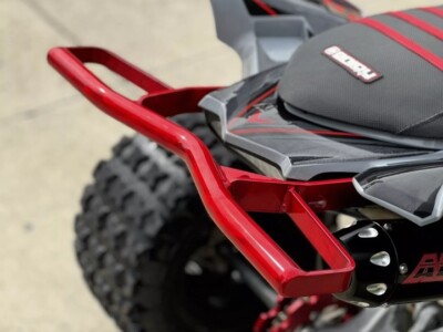 Yamaha Raptor 700r Grab Bar Bumper 06-2026 Alumnium 6061 Translucent Red