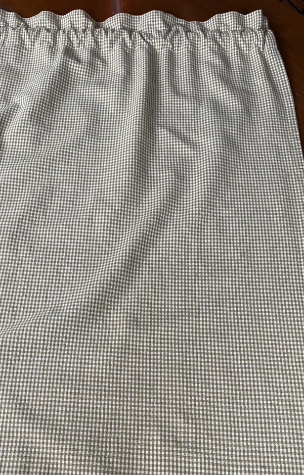 Park Designs Mason Jar Tiers Paneles 36" x 72" Juego - Tomillo Verde y Marfil Guinga Foto 2 de 4