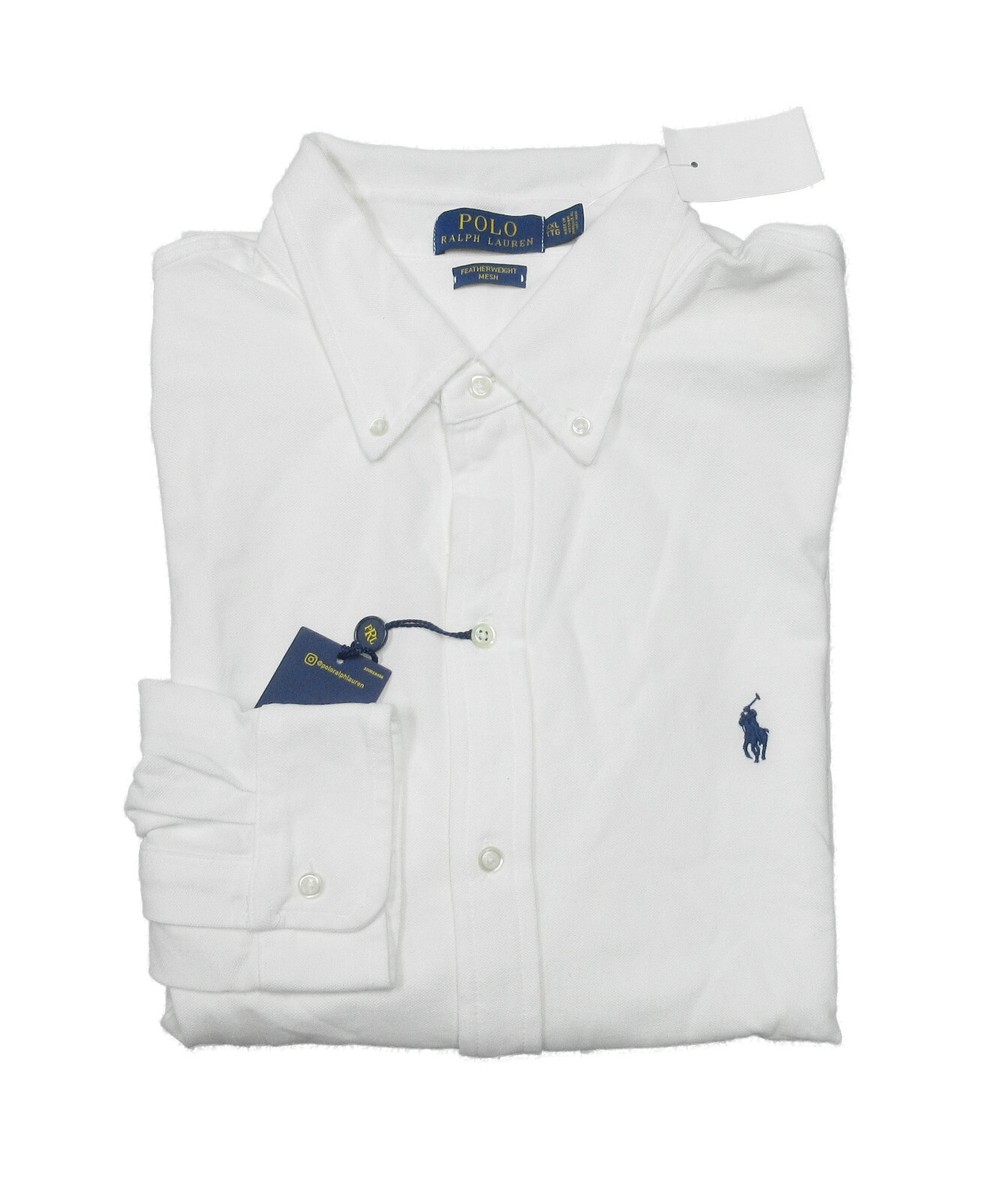 polo ralph lauren men dress shirt Polo Ralph Lauren Men's Big and Tall Long-Sleeve Solid Oxford Shirt